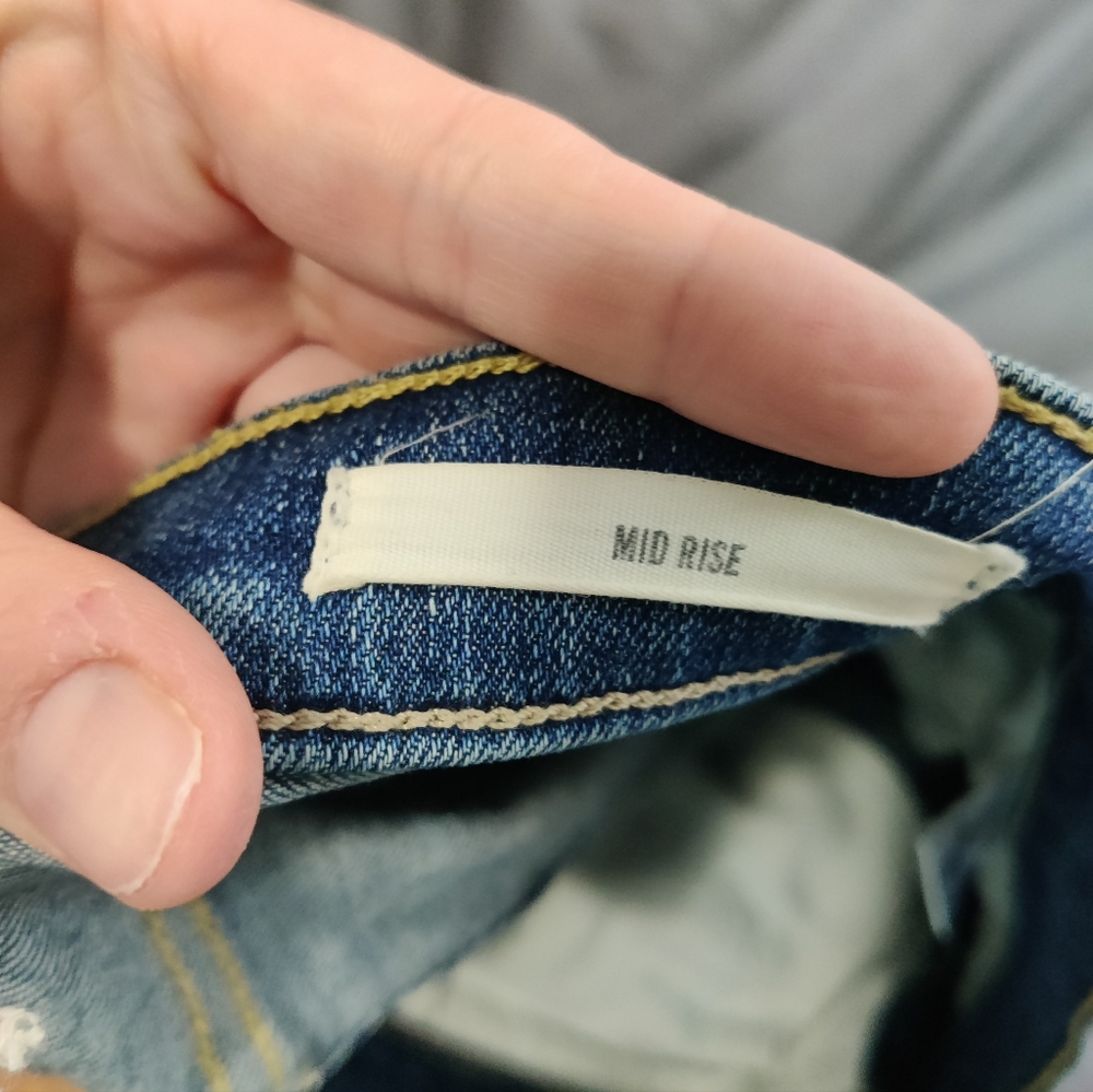 Nili Lotan Mid Rise Distressed Jeans - Picture 13 of 14